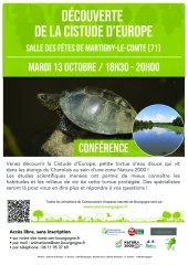 Conférence découverte de la Cistude d'Europe