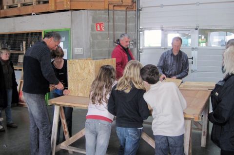 Animation pour la création de nichoirs à Chouette effraie © SHNA-OFAB