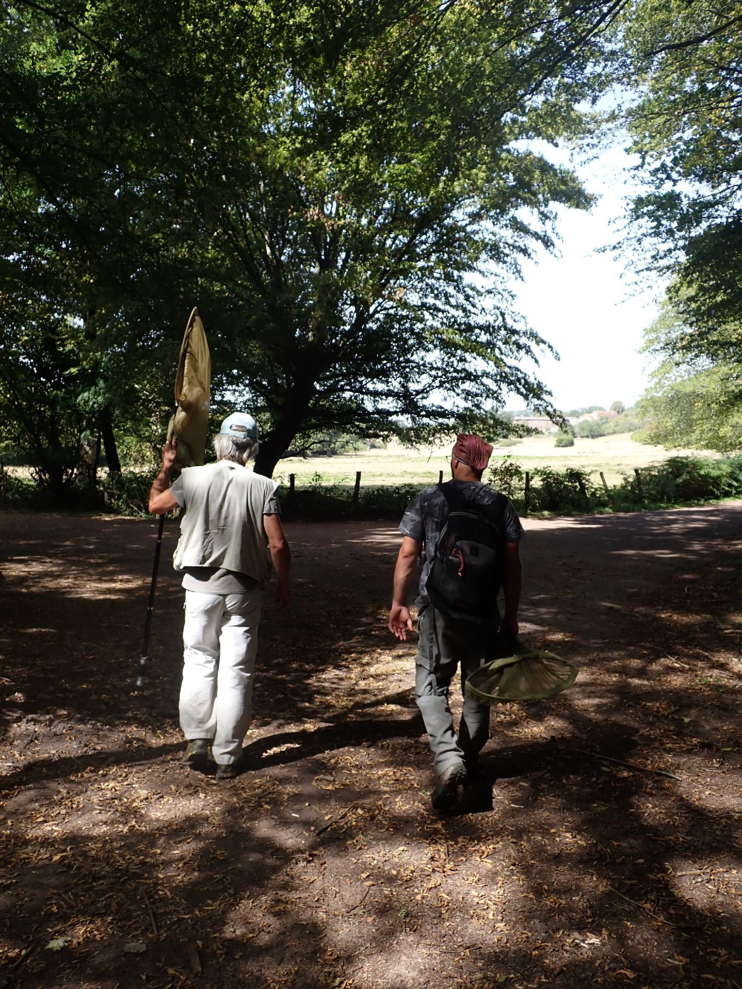 Prospection sur le site archéologieu de Champallement © Magdalena BRUGGER · SHNA-OFAB